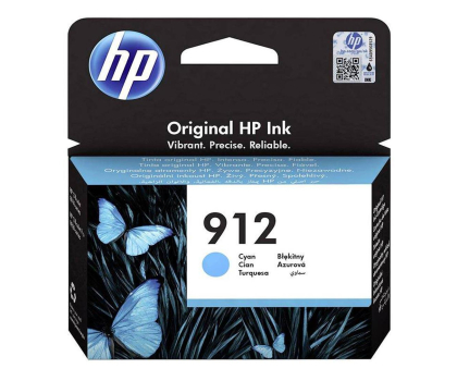 Tusz HP 912 cyan do 315str. Instant Ink 3YL77AE#BGX